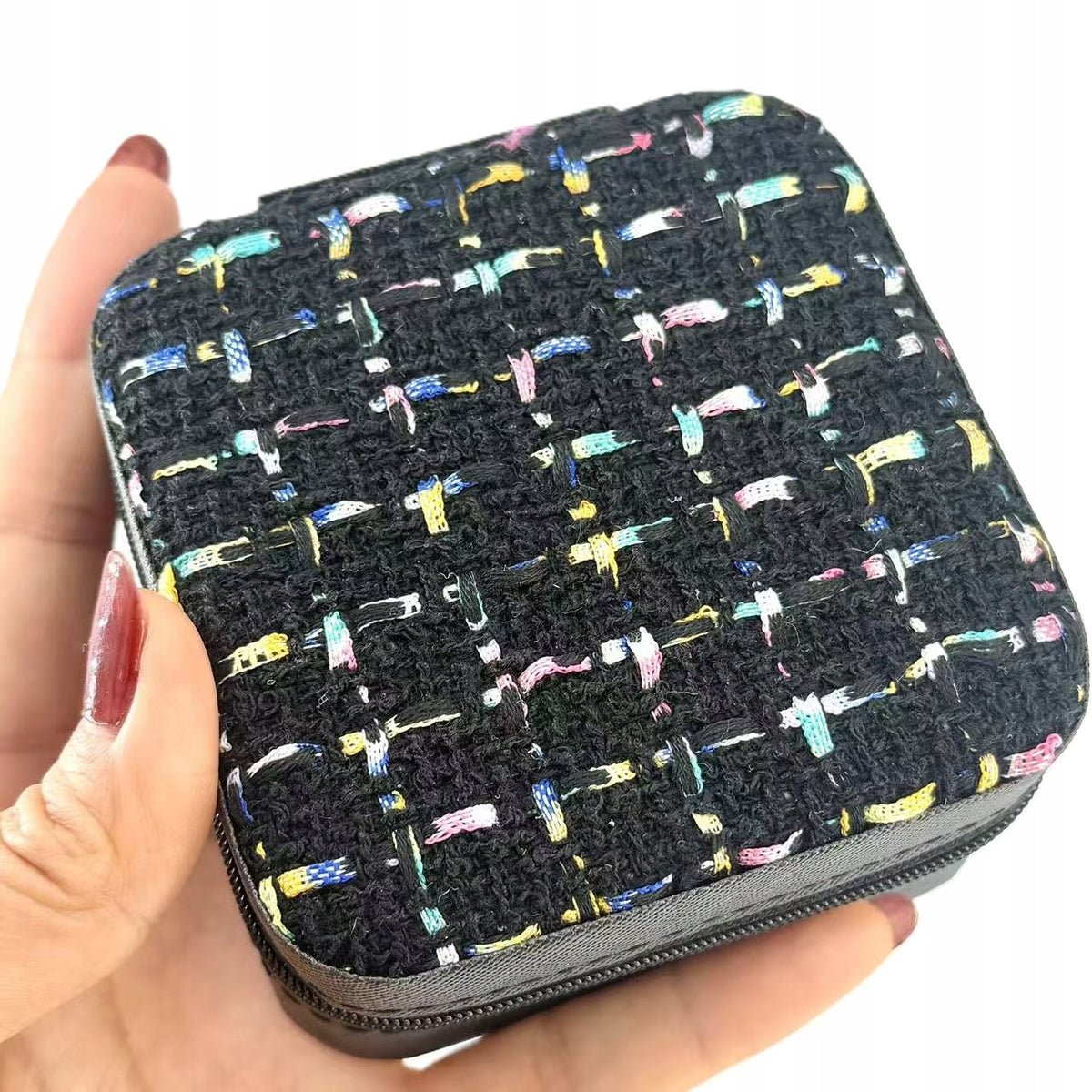 Jewelry Organizer Travel Case Box Puzderko Small Black Packaging status original