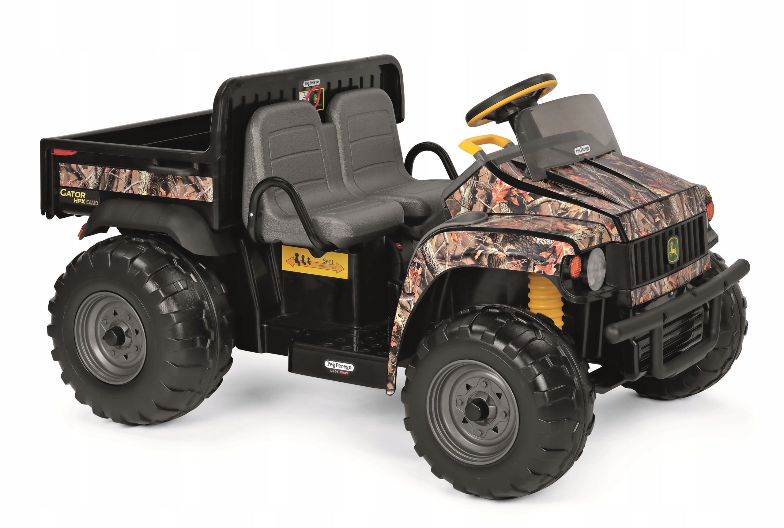 John Deere Gator CAMO 12V Peg Perego Battery Car
