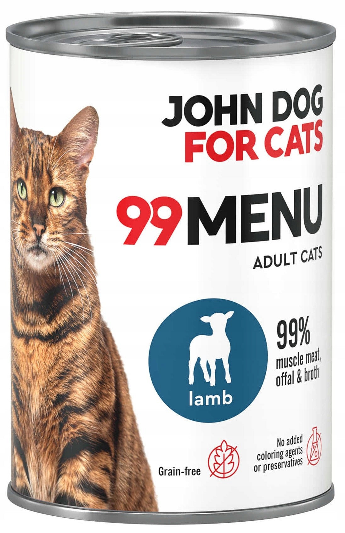 John Dog 99 menu wet food lamb 0,4 kg