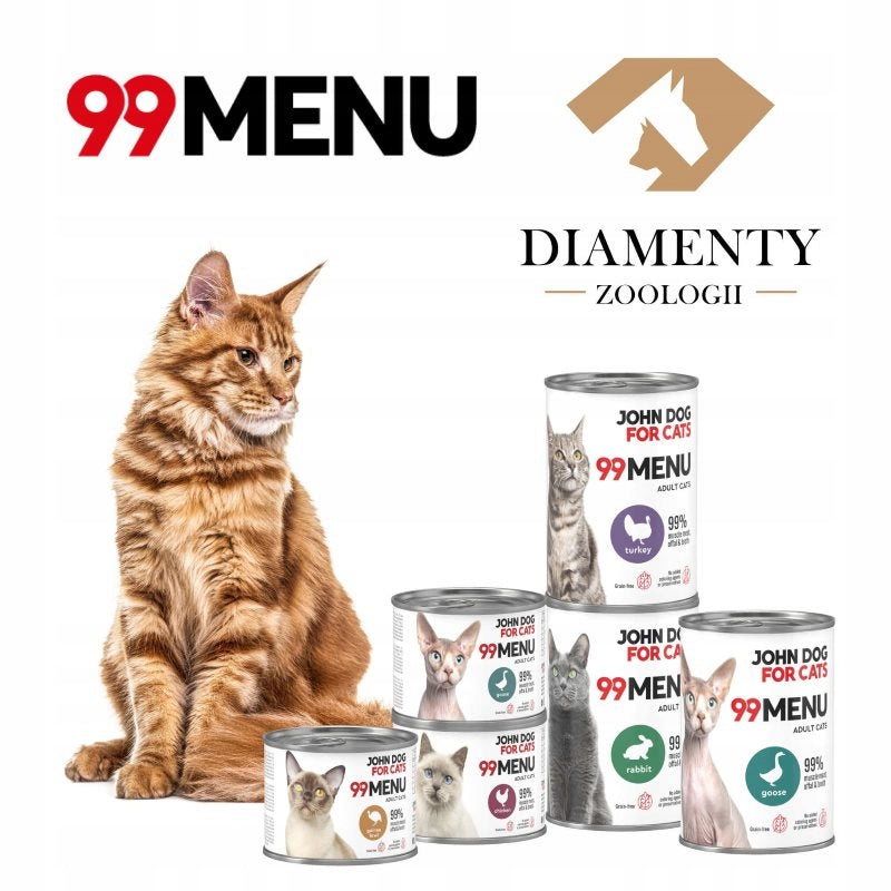 John Dog For Cats 99 MENU Lamb 200g EAN (GTIN) 5903769018642