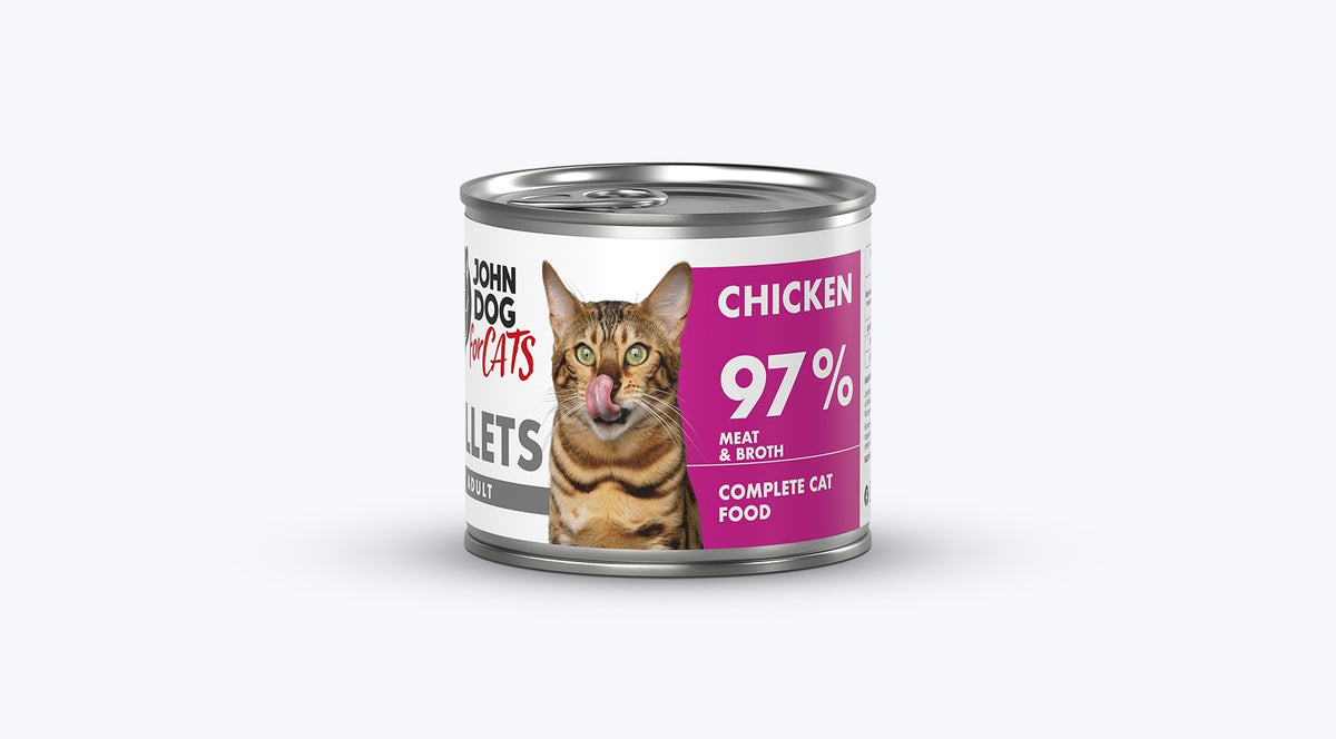 John Dog For Cats Fillets Chicken 140g