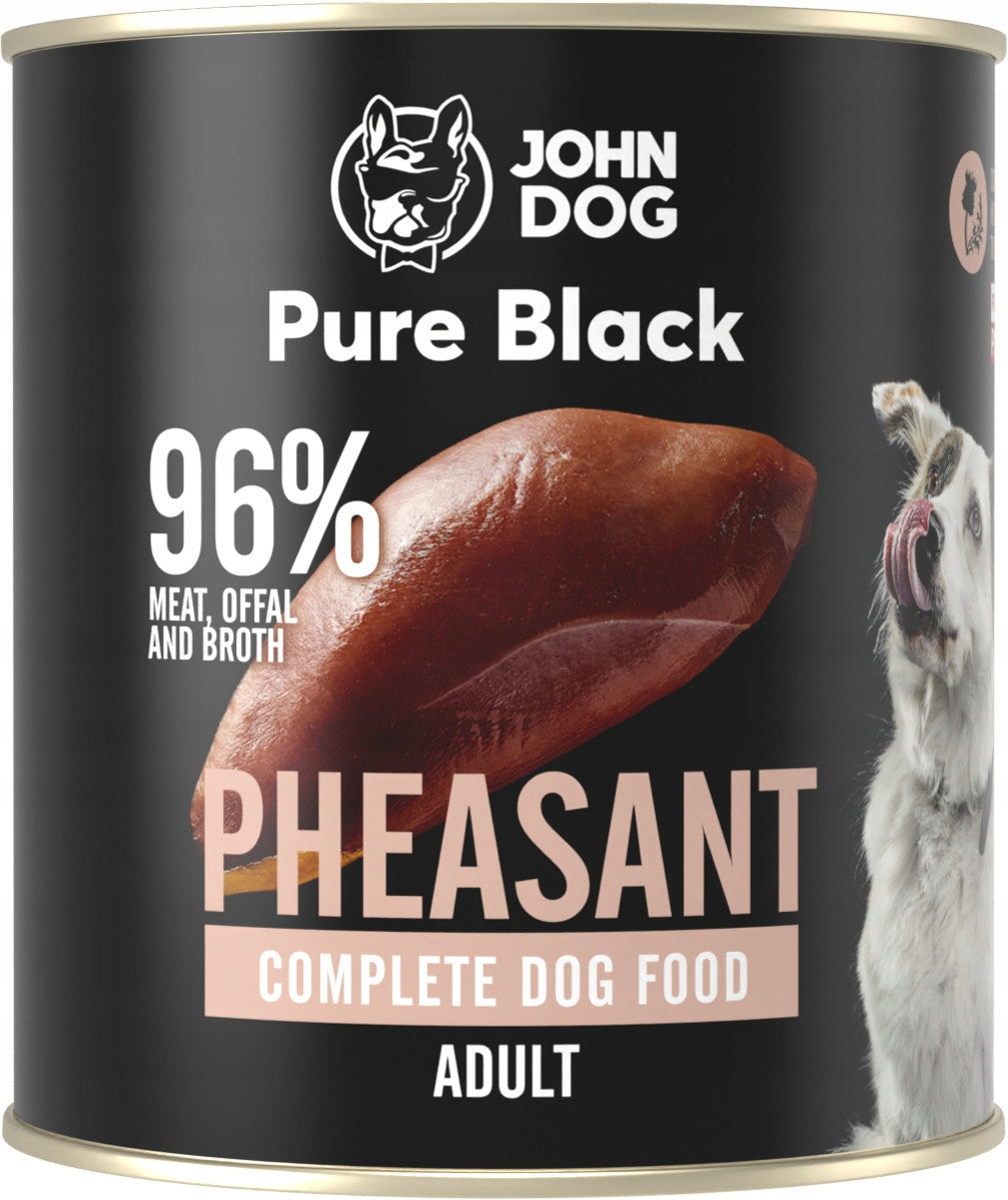 John Dog Pure Black Adult Pheasant 800g