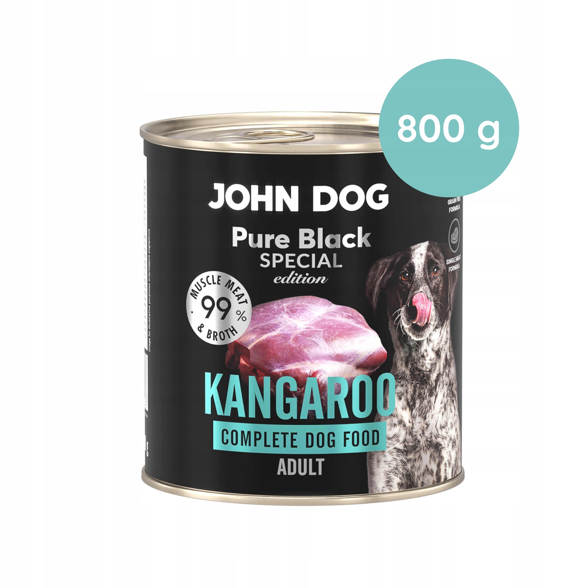 John Dog Pure Black Special Edition Kangaroo 800g Packaging status original