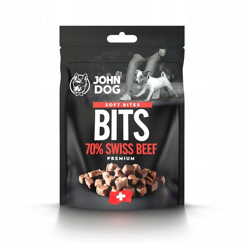 John Dog SOFT BITES Swiss beef chaps 70% 100g