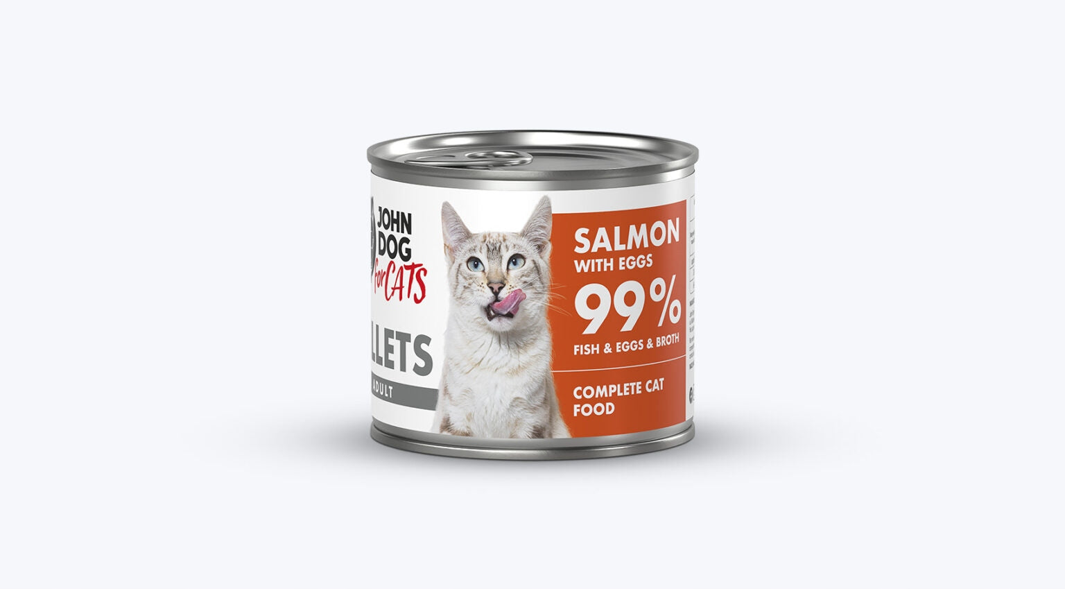 John Dog for Cats Fillets Salmon Eggs 140g for Cat