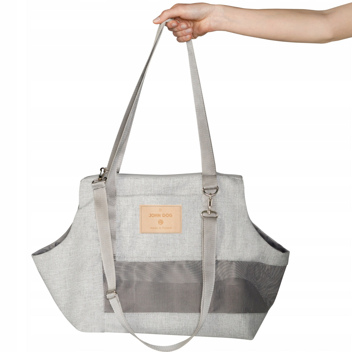John Dog summer dog carrier bag John Dog grey XS up to 5 kg Kind other