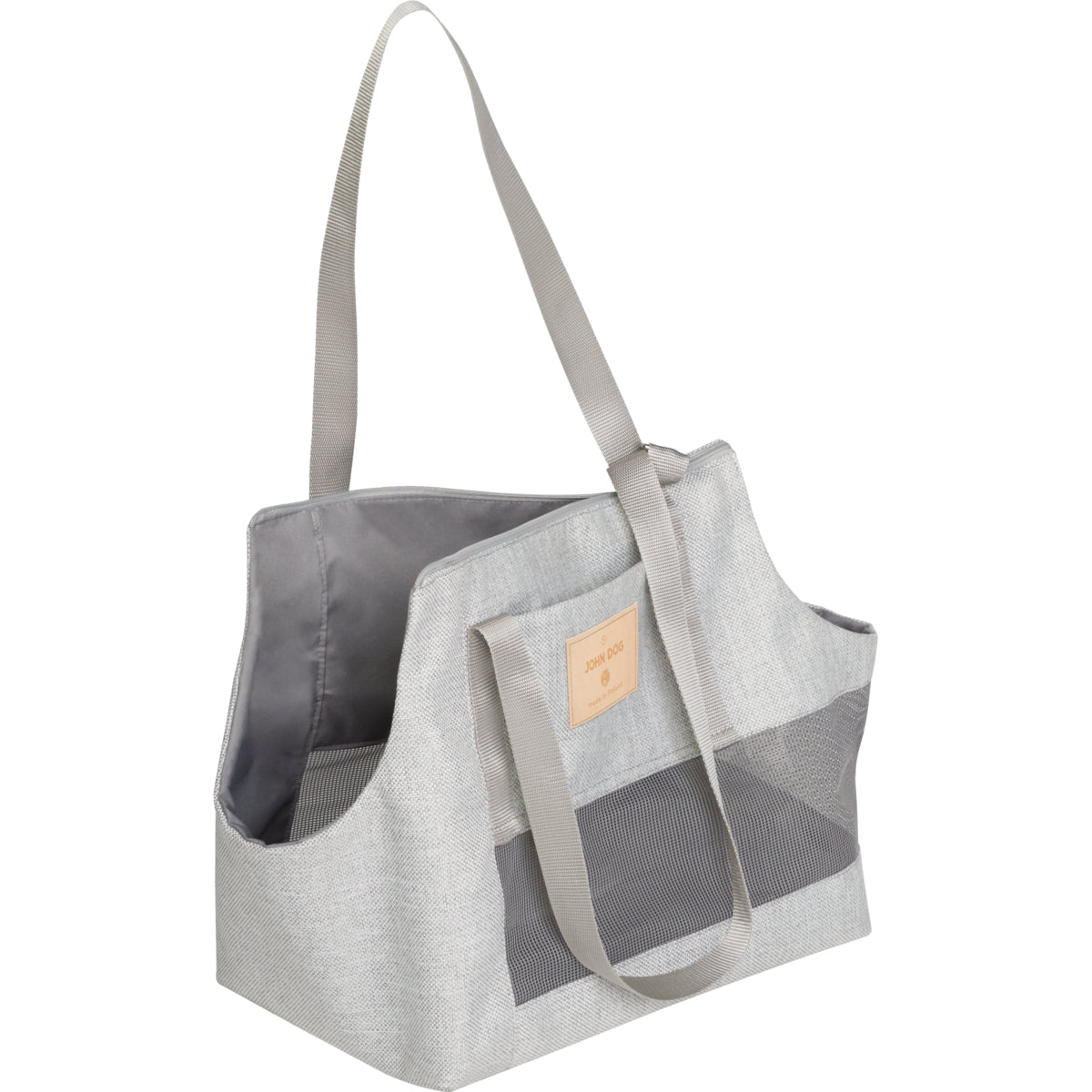 John Dog summer dog carrier bag John Dog grey XS up to 5 kg