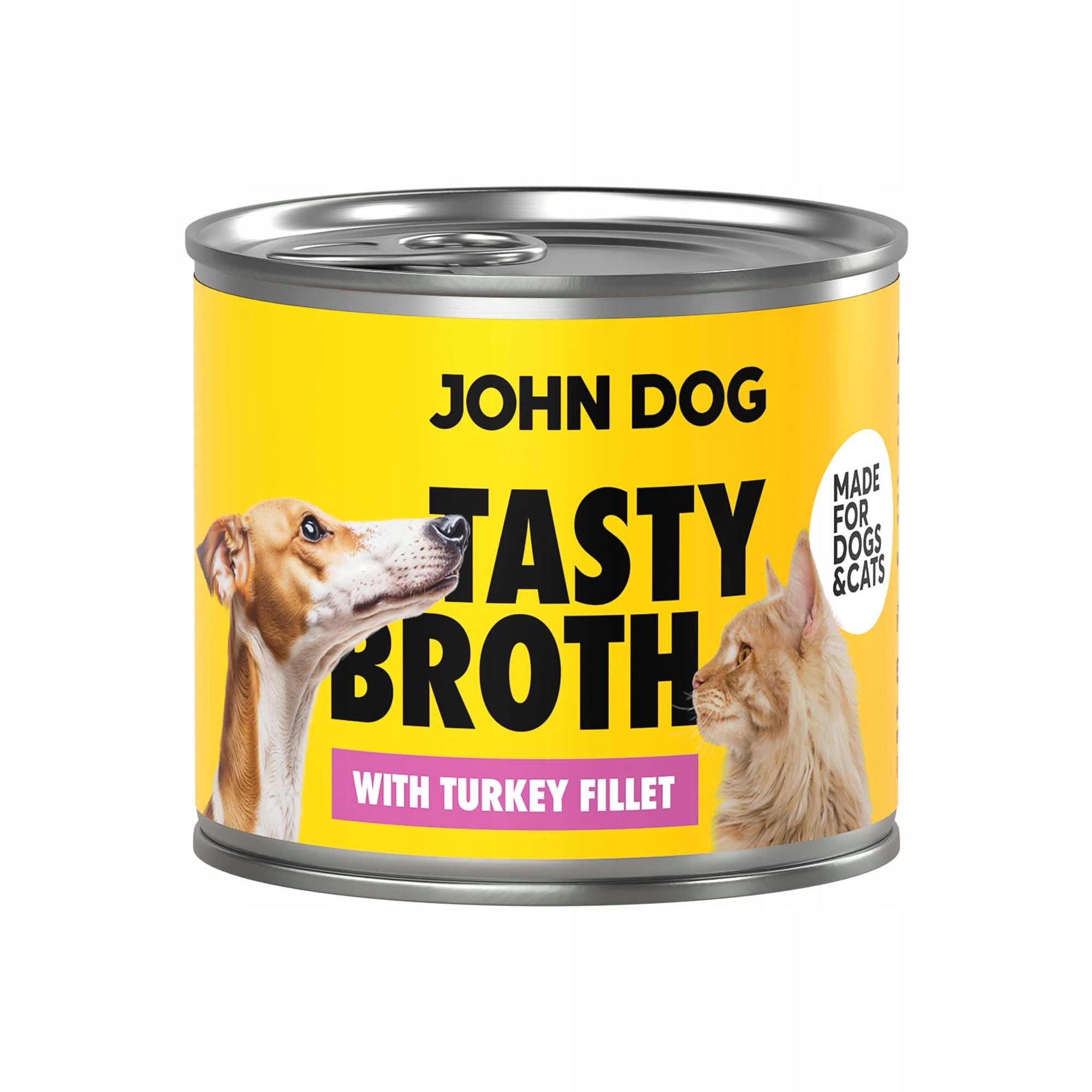 John Dog wet food turkey 0,14 kg