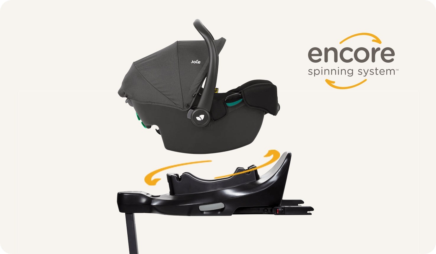 Joie I-SNUG 2 QUARTZ Car seat from birth up to 75 cm up to approx. 12 m Packaging status original