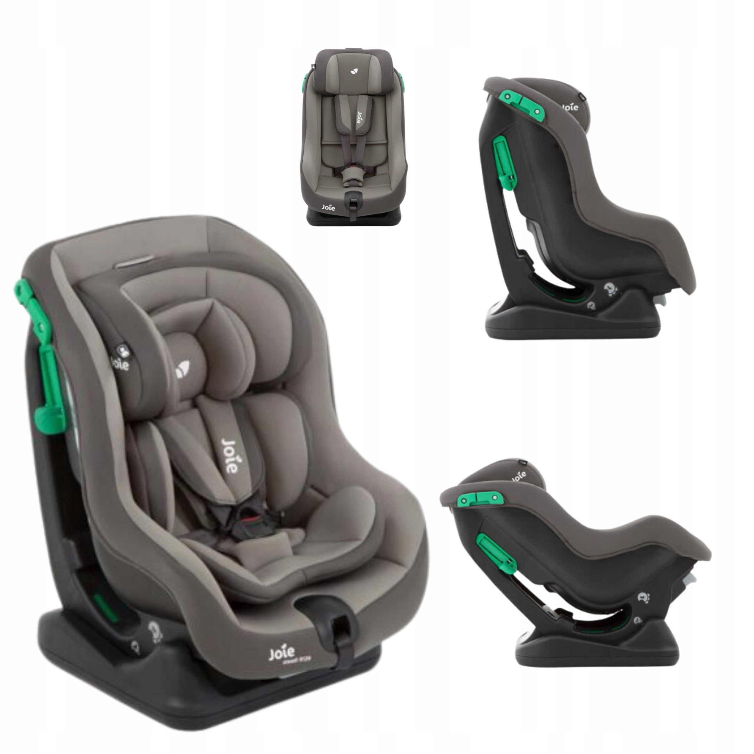 Joie Steadi R129 Child Car Seat 0-18 kg Per Cobblestone Belt