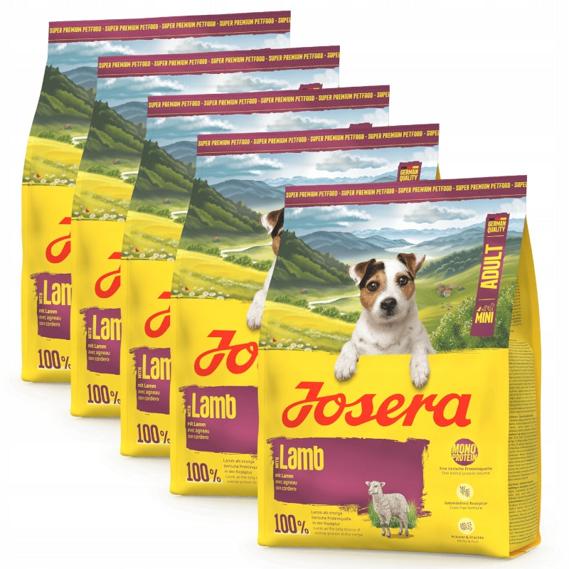 Josera Adult Mini Lamb NEW PACK OF 5x900g