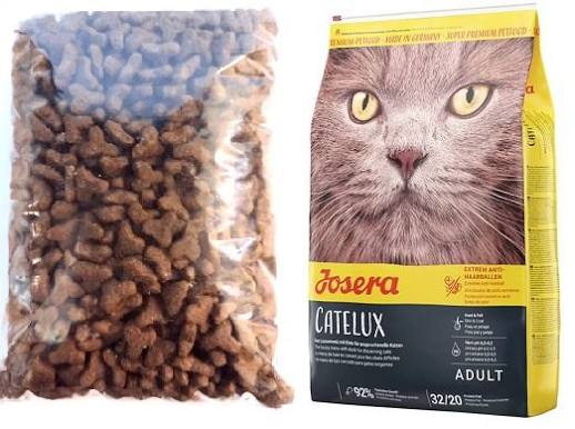 Josera Catelux dry cat food duck for cats on weight 400g