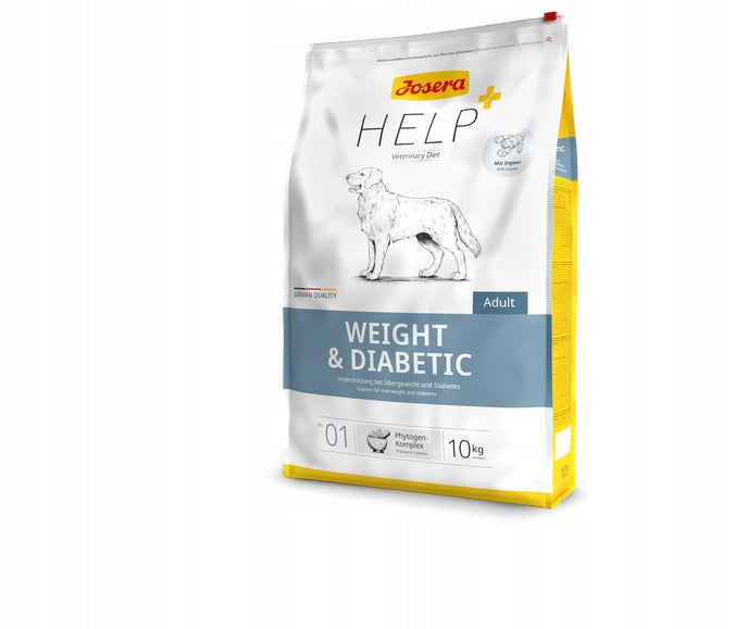Josera Help Dog Weight & Diabetic 900g weight diabetes