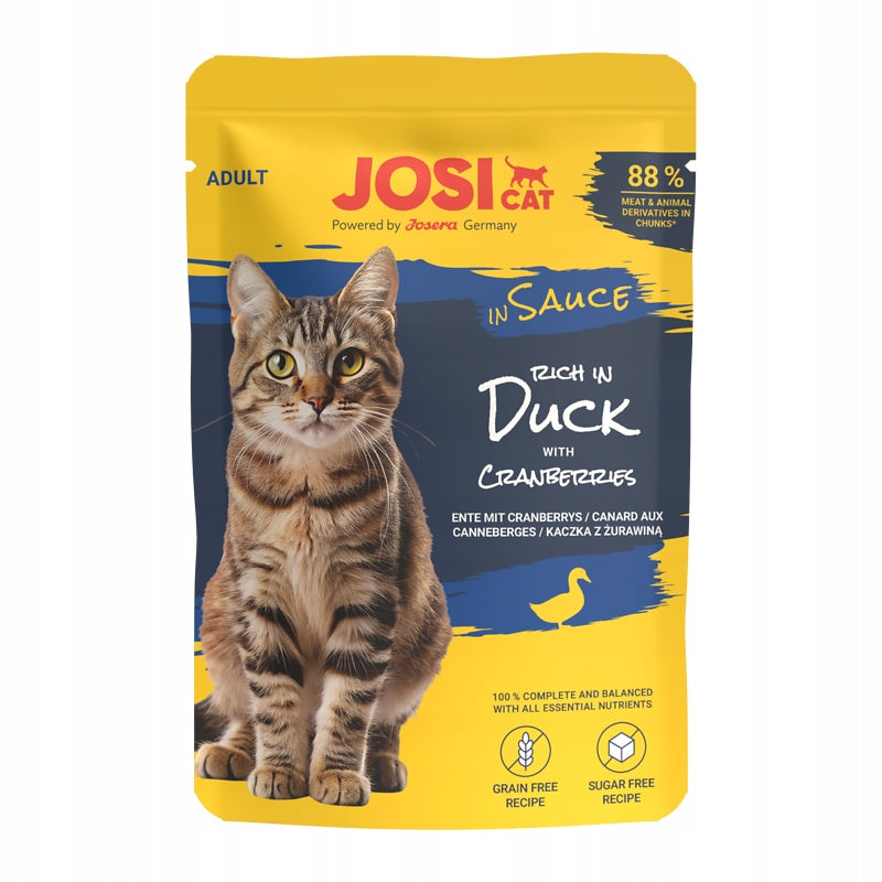 JosiCat Duck-rich sachet in sauce 85g