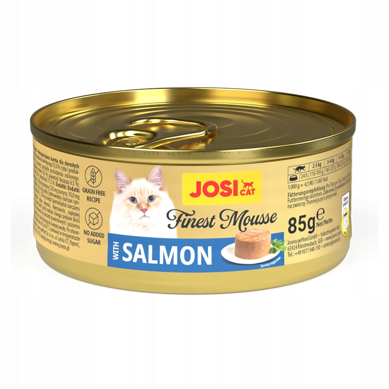 JosiCat Finest Mousse with Salmon 85g