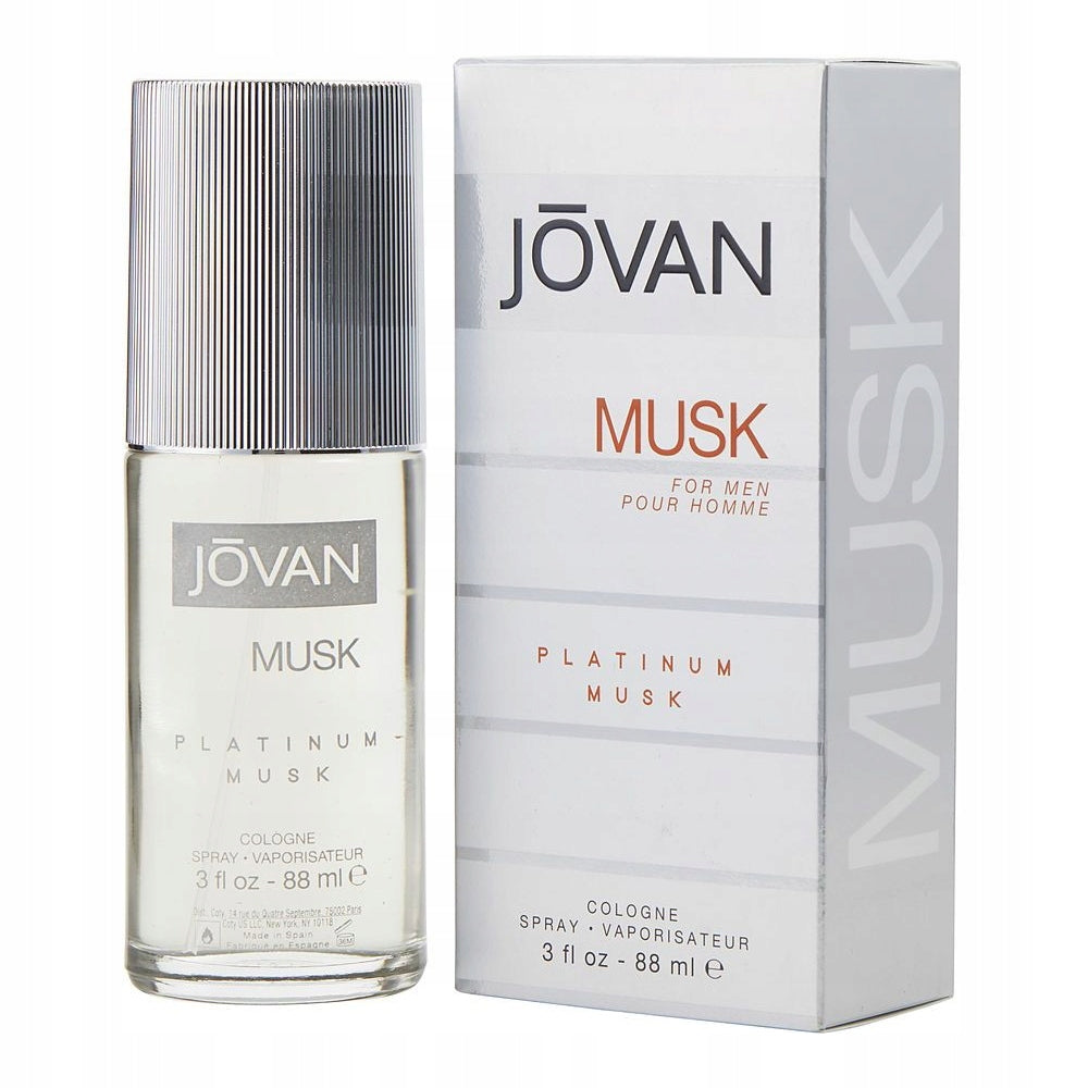 Jovan Musk Platinum 88 ml EDC Eau de Cologne For Men Fragrance