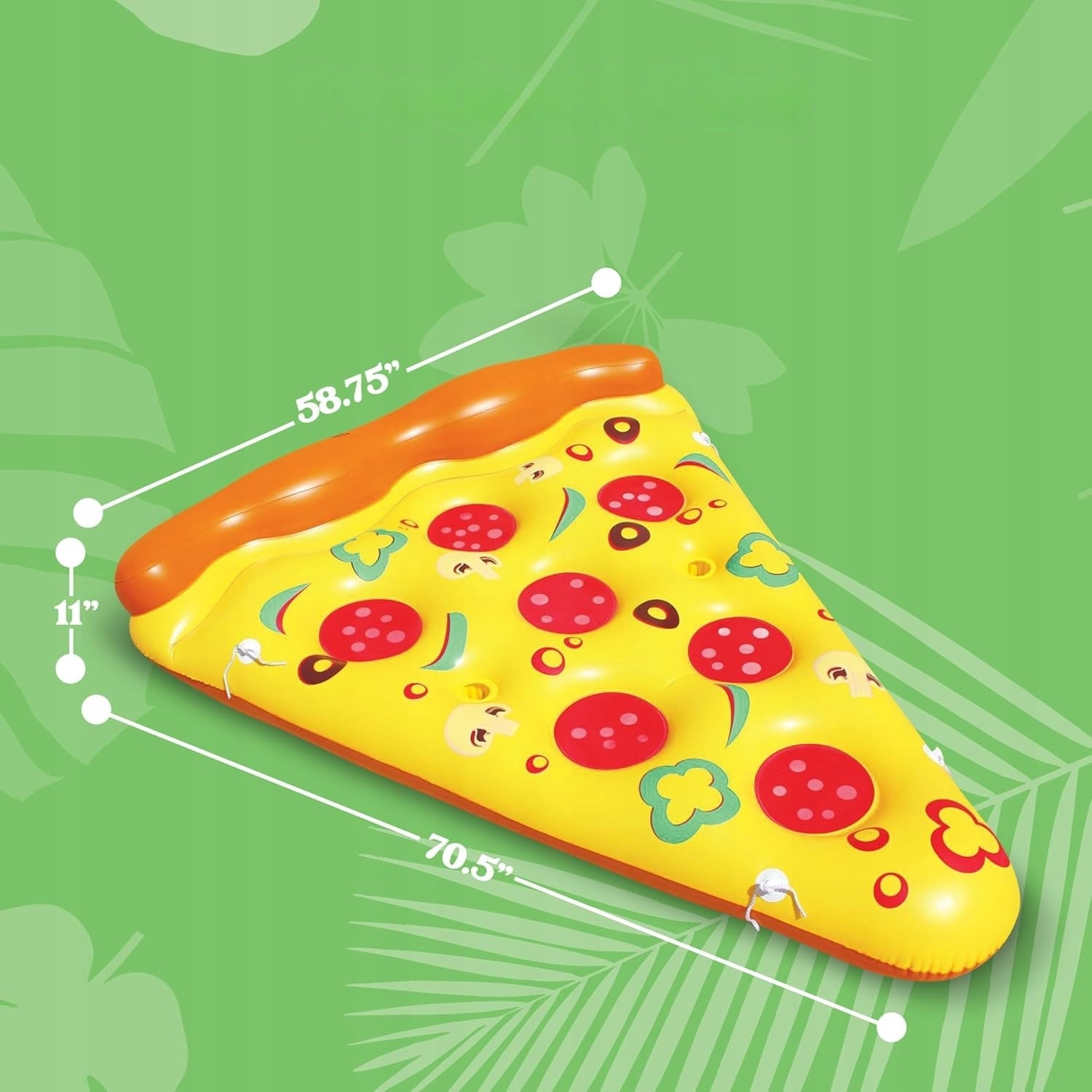 Joyin Inflatable Swimming Mattress – Funny Pizza for Water Madness Brand JOYIN