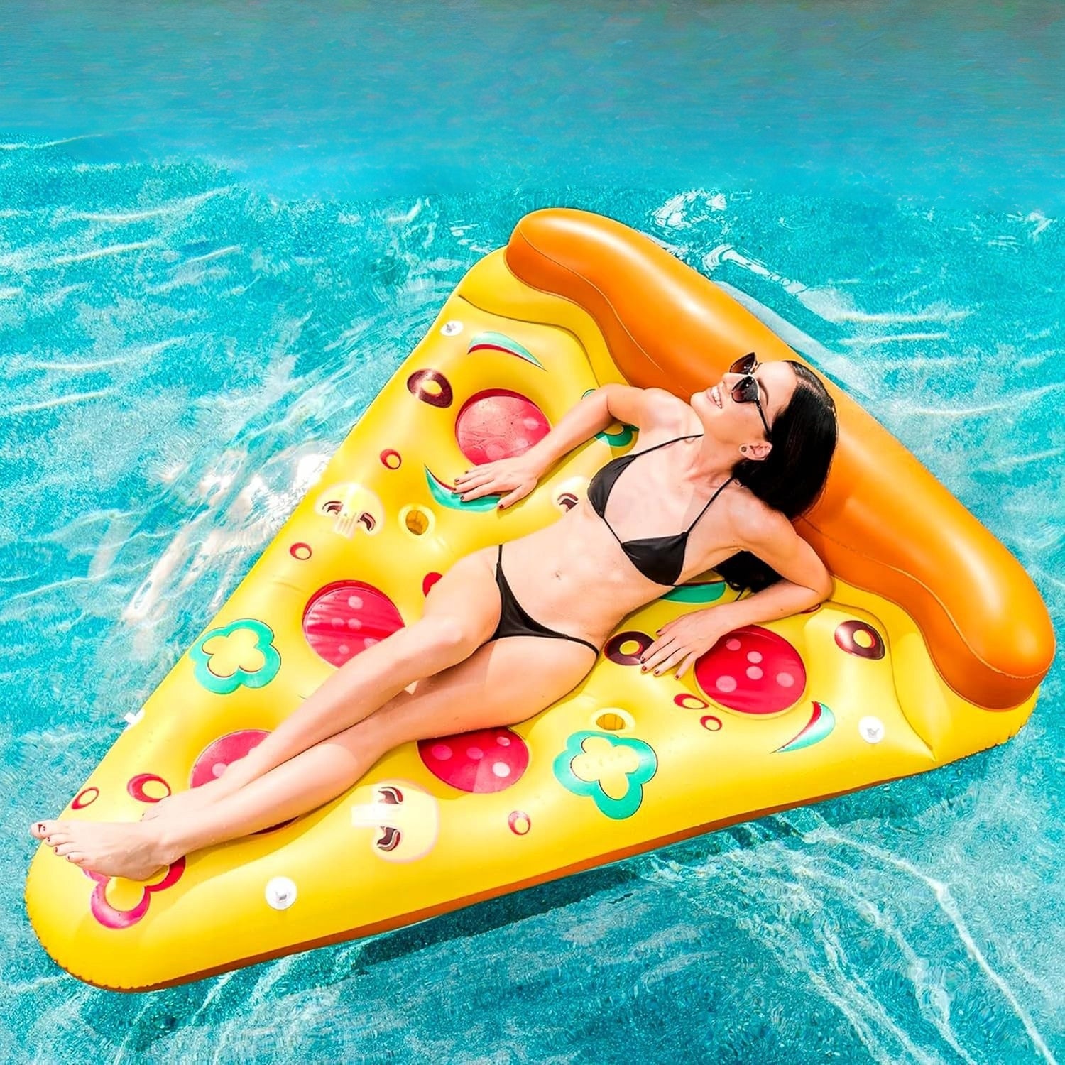 Joyin Inflatable Swimming Mattress – Funny Pizza for Water Madness