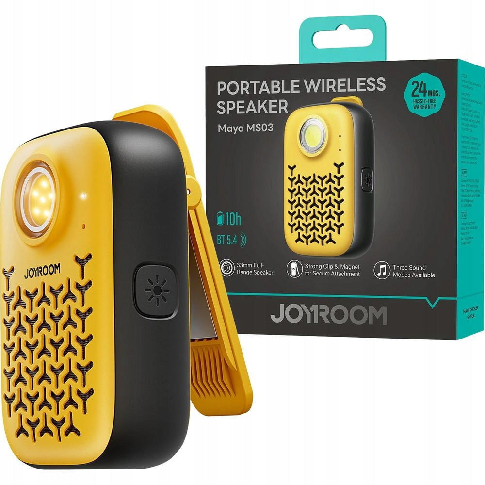 Joyroom Wireless Speaker, Bluetooth, with ENC and Built-in Flashlight, IP67