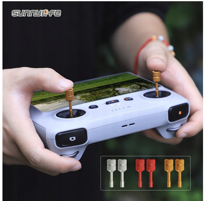 Joystick Bars Extended Long for Drone Remote Control for DJI RC Mini 3 4 Pro Manufacturer code Przedłużane drążki DJI Czerwone Akcesoria DJI
