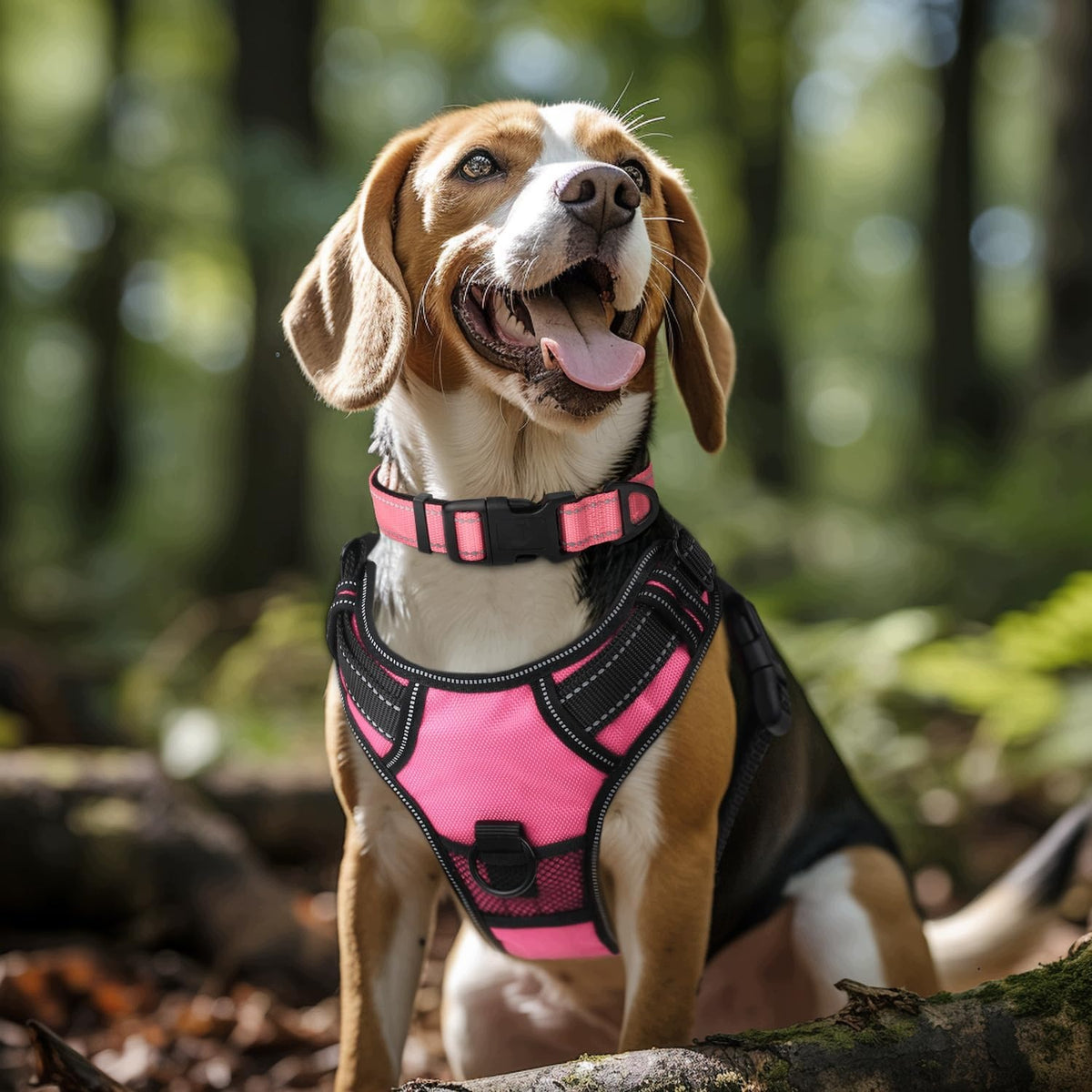 Joytale Dog Collar Adjustable Neon Pink Reflective Nylon Manufacturer code FBA3000423