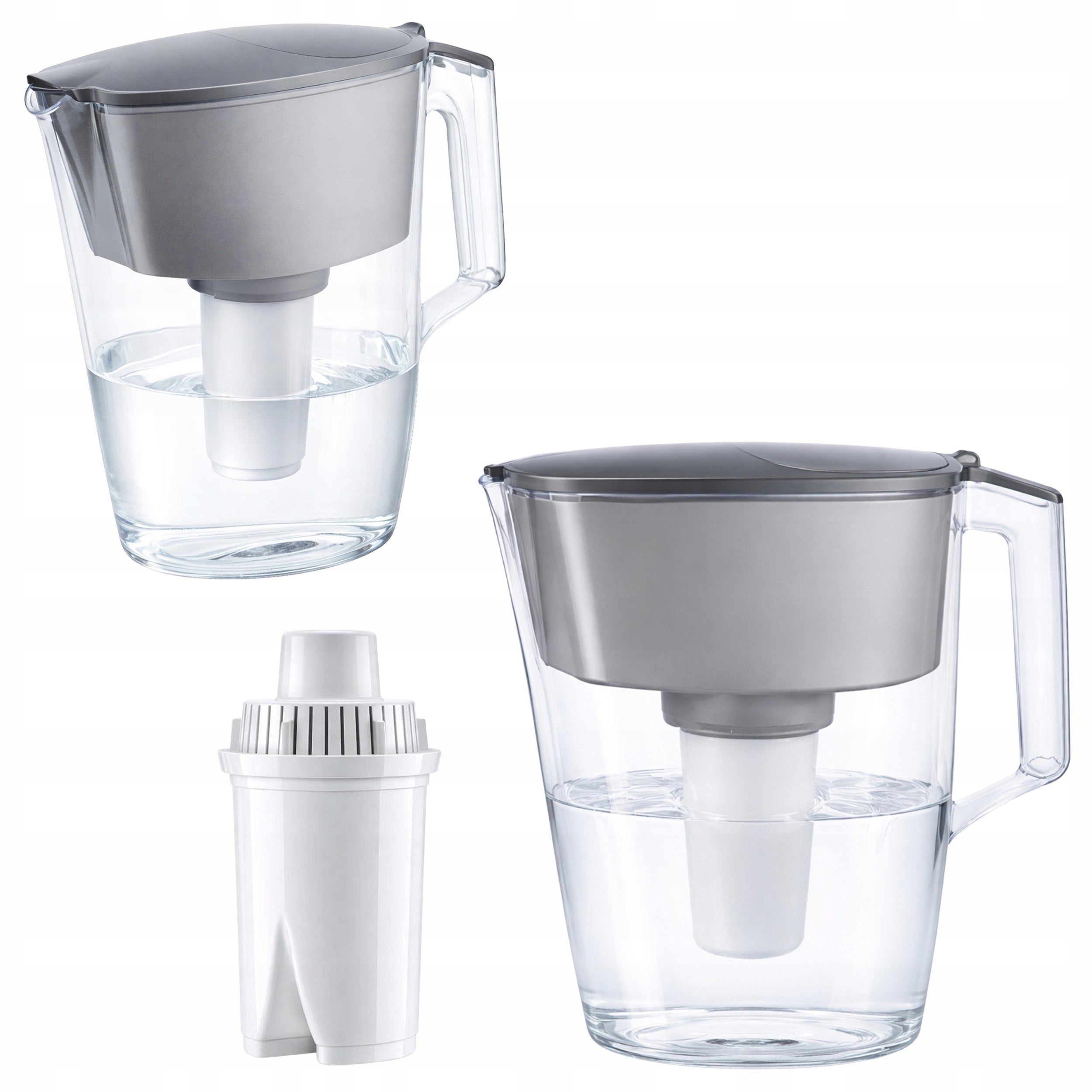 Jug Aquaphor Standard 2.5L + Cartridge B15 Grey Effective Water Filtration