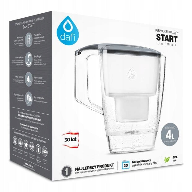 Jug DAFI Start 4l + 10 x filter Dafi Unimax Colour Grey Manufacturer code 10D3702