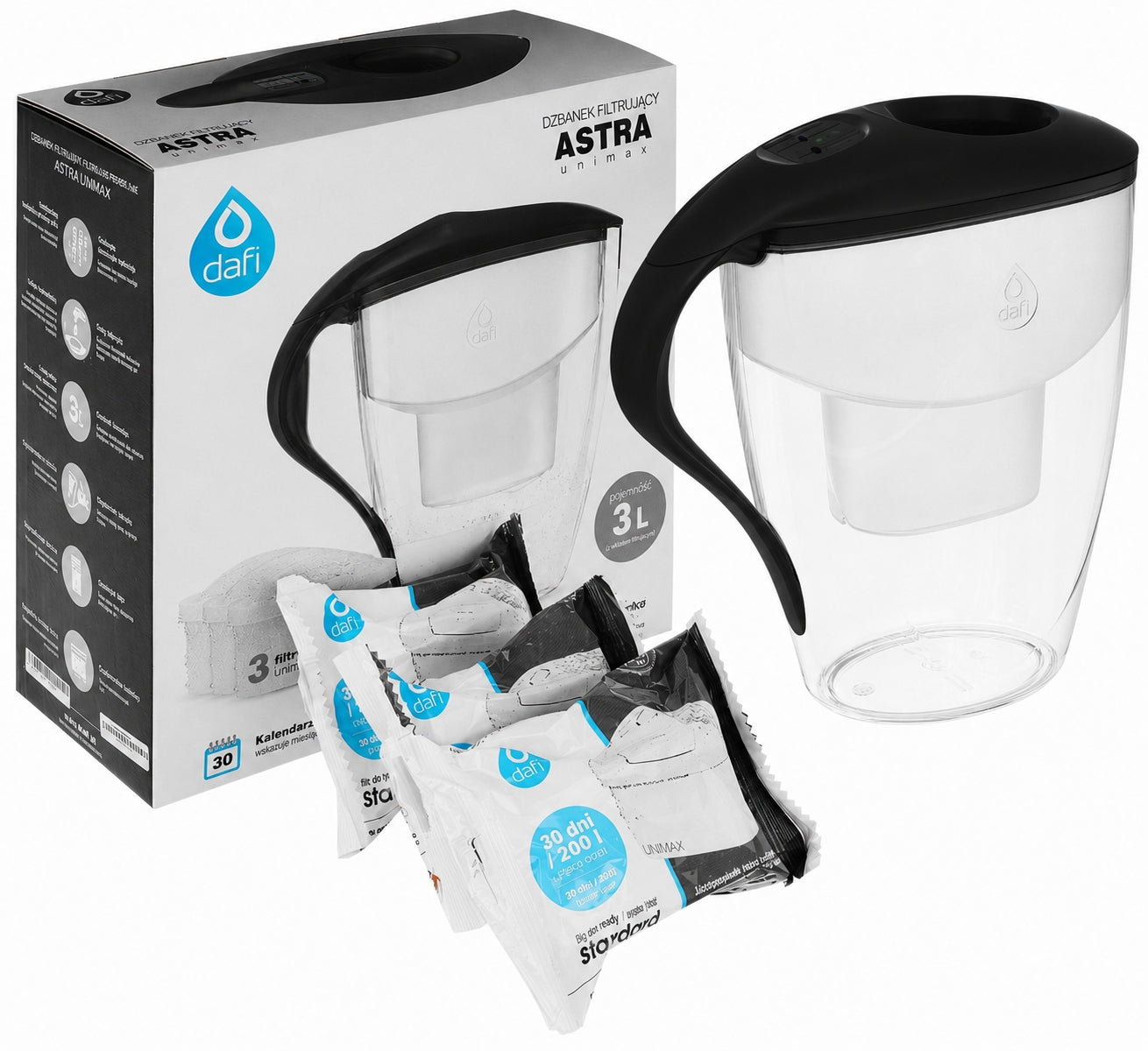 Jug Dafi ASTRA 3L + 3x filter Dafi Unimax