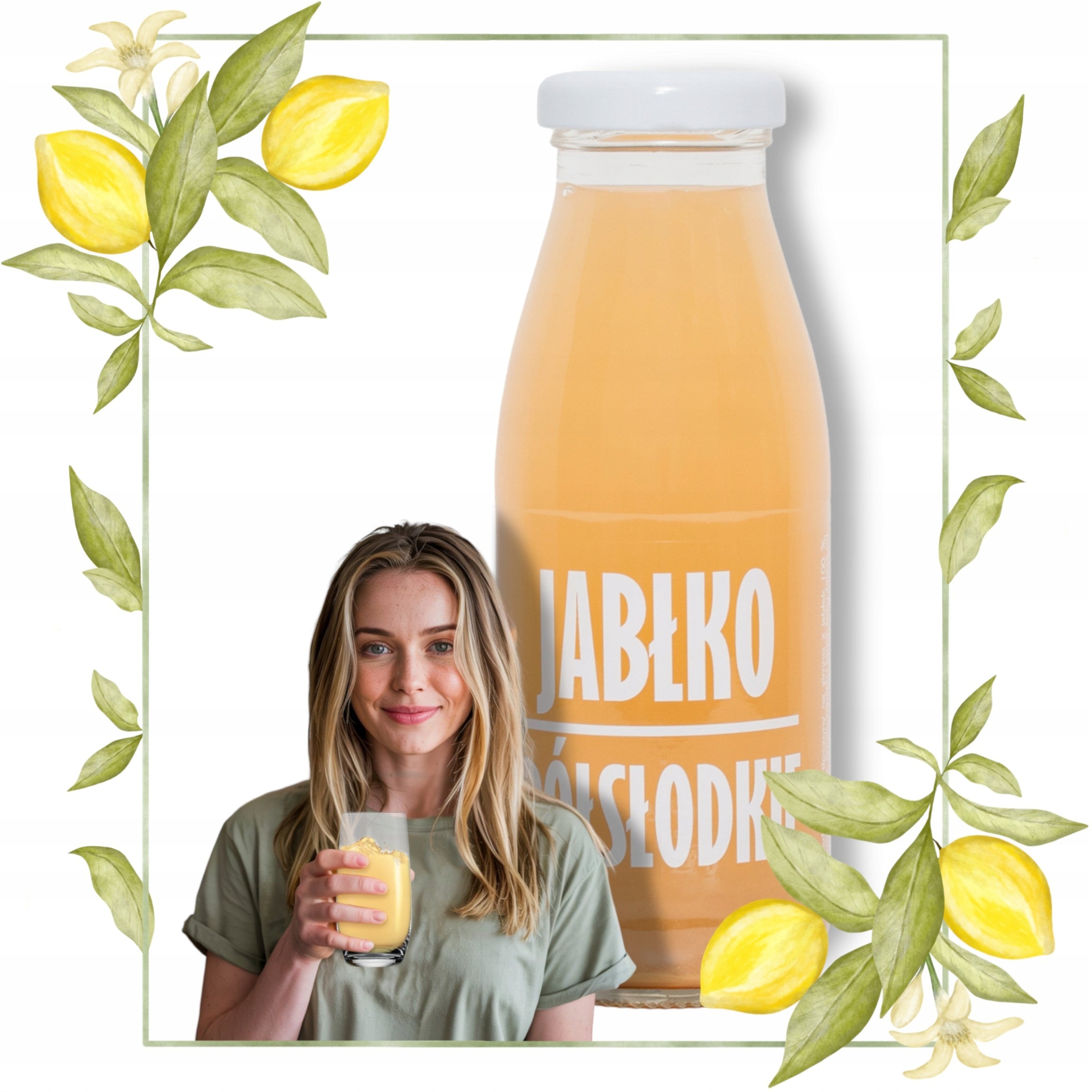 Juice Apple Semi-Sweet 100% Apples NFC Natural Pressed No Additives 250ml Manufacturer code Sok z półsłodkich jabłek 100% NFC 250ml