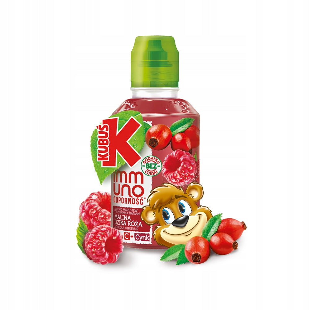Juice Kubuś Immuno Wild rose raspberry for baby 6x200ml Manufacturer code X6