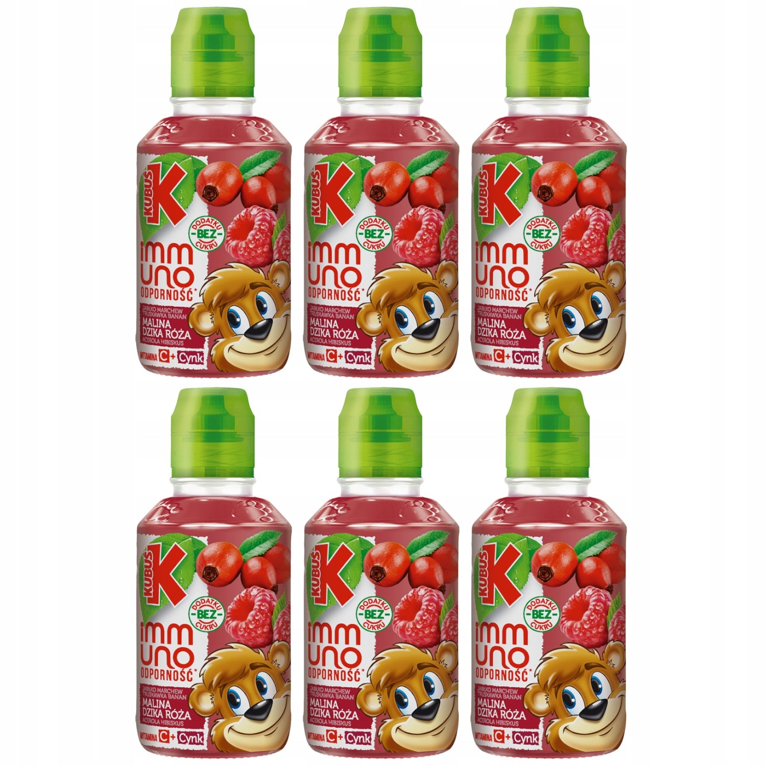 Juice Kubuś Immuno Wild rose raspberry for baby 6x200ml