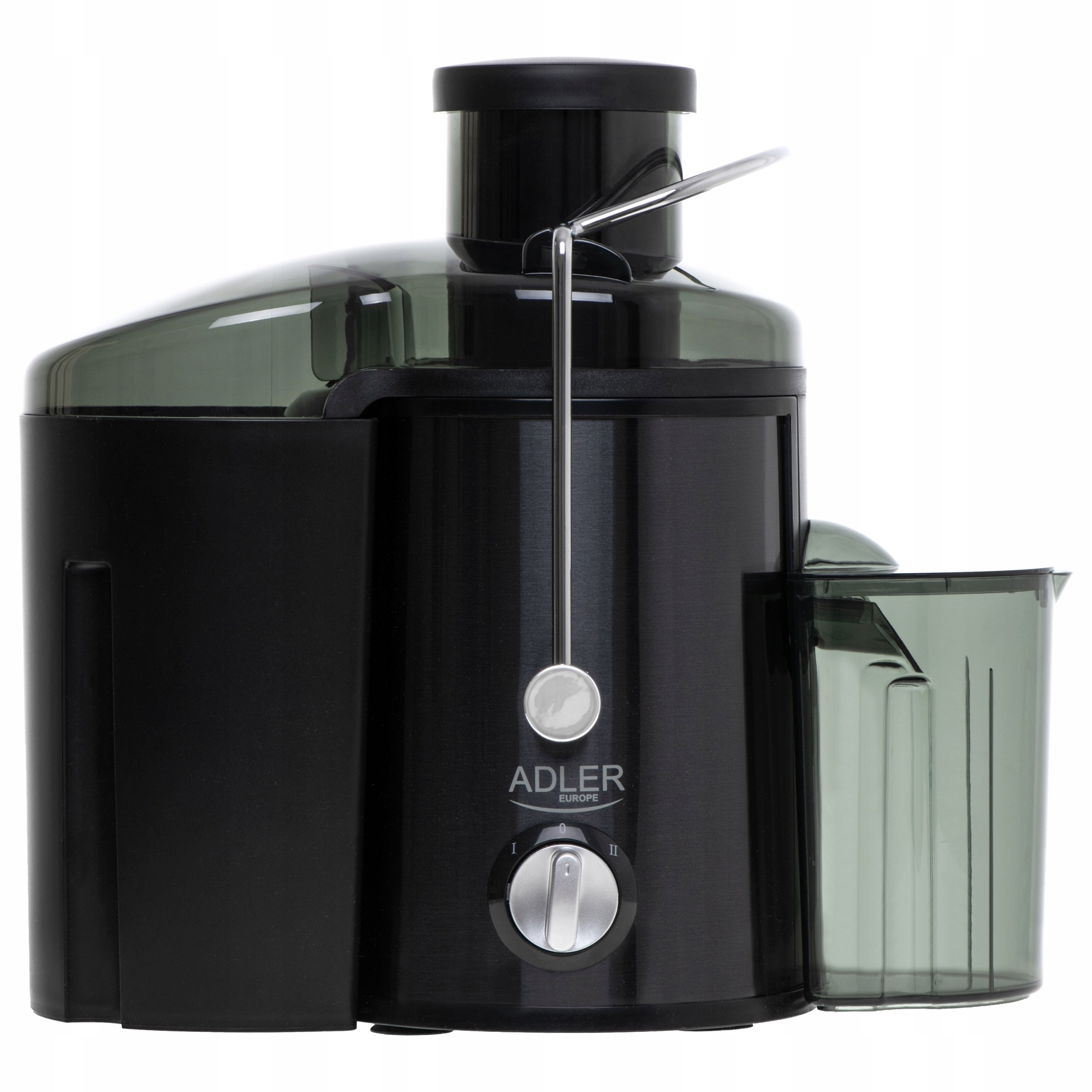 Juicer Adler 800W titanium blades, non-spill system, 1,5L/0,45L Brand ADLER