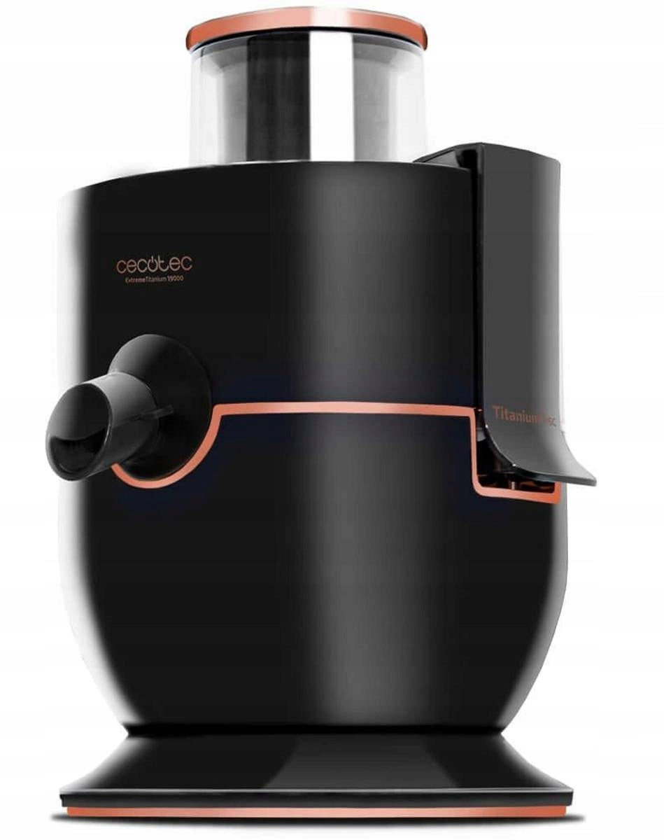 Juicer Cecotec Extreme Titanium 19000 Black 1000W 2 Speed Levels