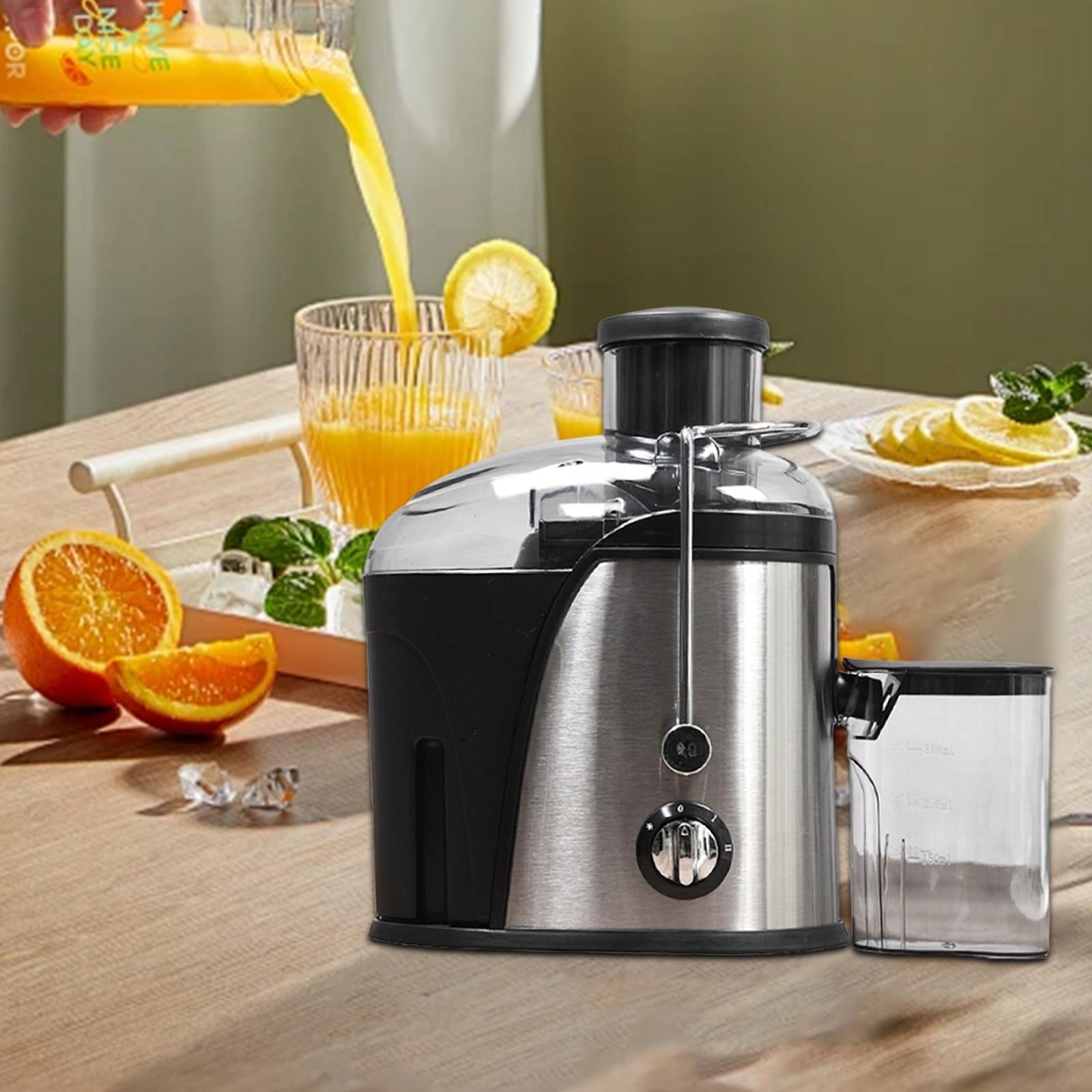 Juicer Machine Juicer Extractor Compact Large Capacity Stainless Steel for