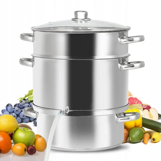 Juicer Steamer Juice Pot 5L Large Steel INDUCTION Gas 8911 Brand Yermos