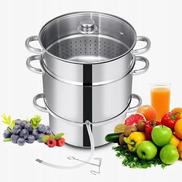 Juicer Steamer Juice Pot 5L Large Steel INDUCTION Gas 8911