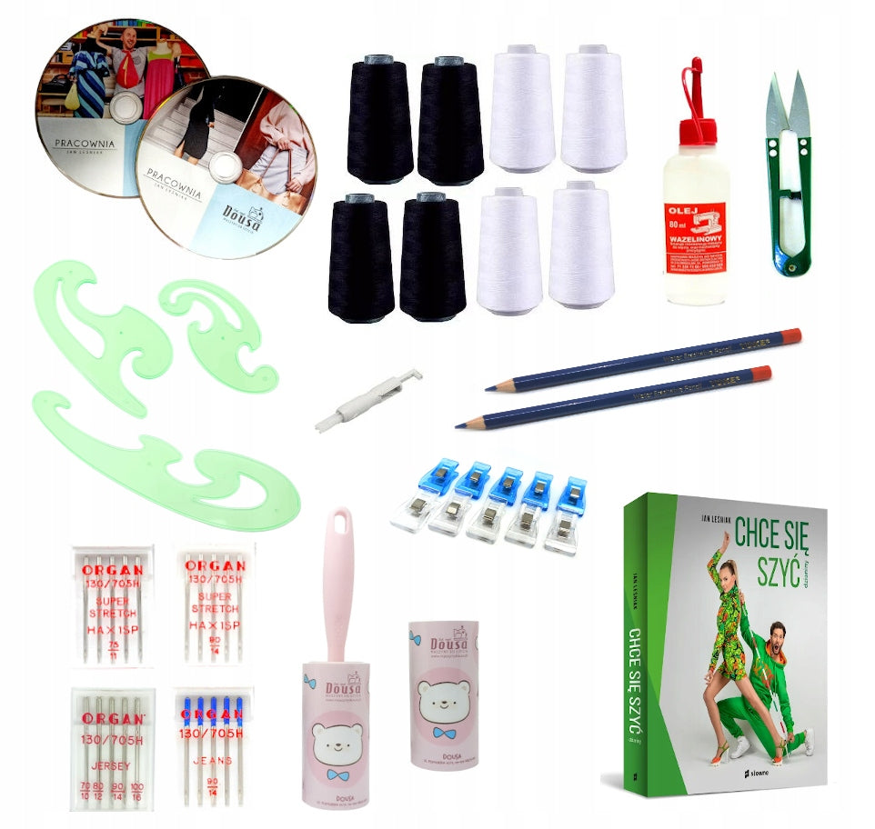 Juki MO-735 Overlock Sewing Machine FREEBIES Accessories + BOOK Dominant color white