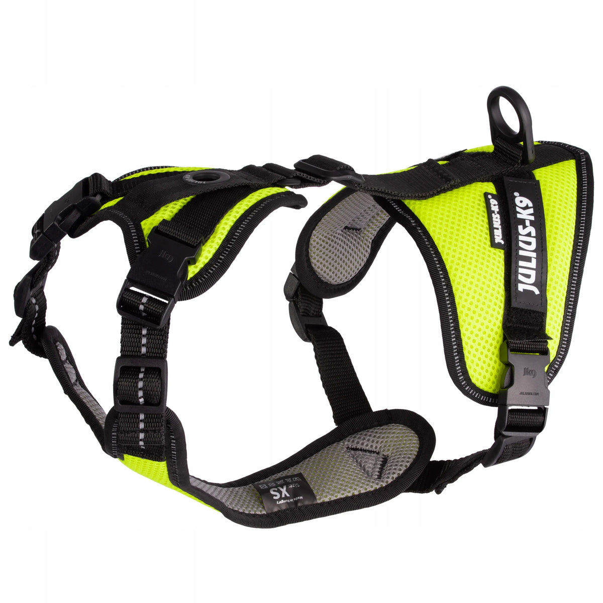 Julius-K9 Harness - Dog Tracking Harness, Breathable, Neon XS