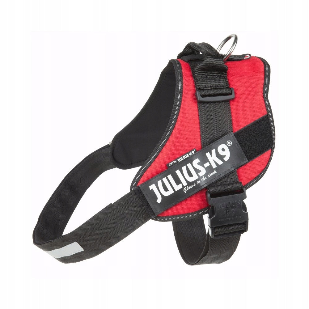 Julius-K9 IDC Powerharness Harness, Dog Harness, Red, 2 Type adjustable