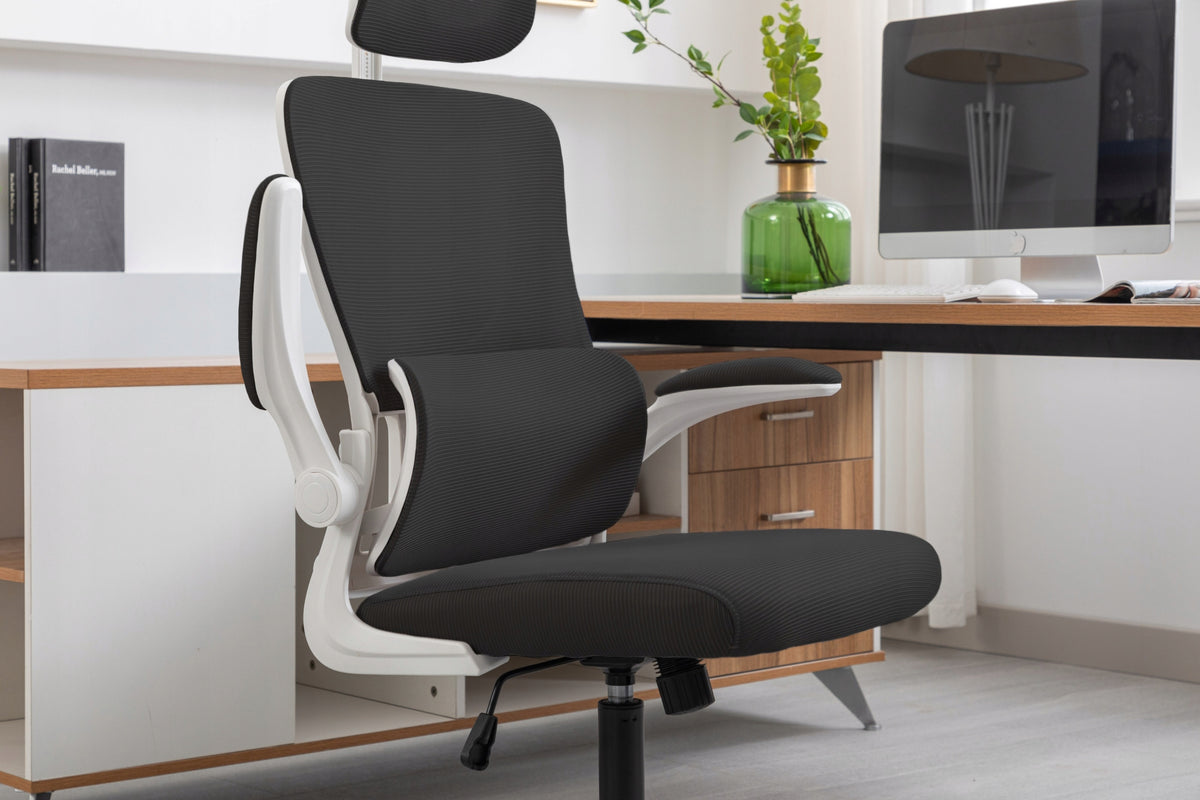Jumi Zeo Ergonomic office chair black CM-270633 with lumbar support Manufacturer code CM-270633