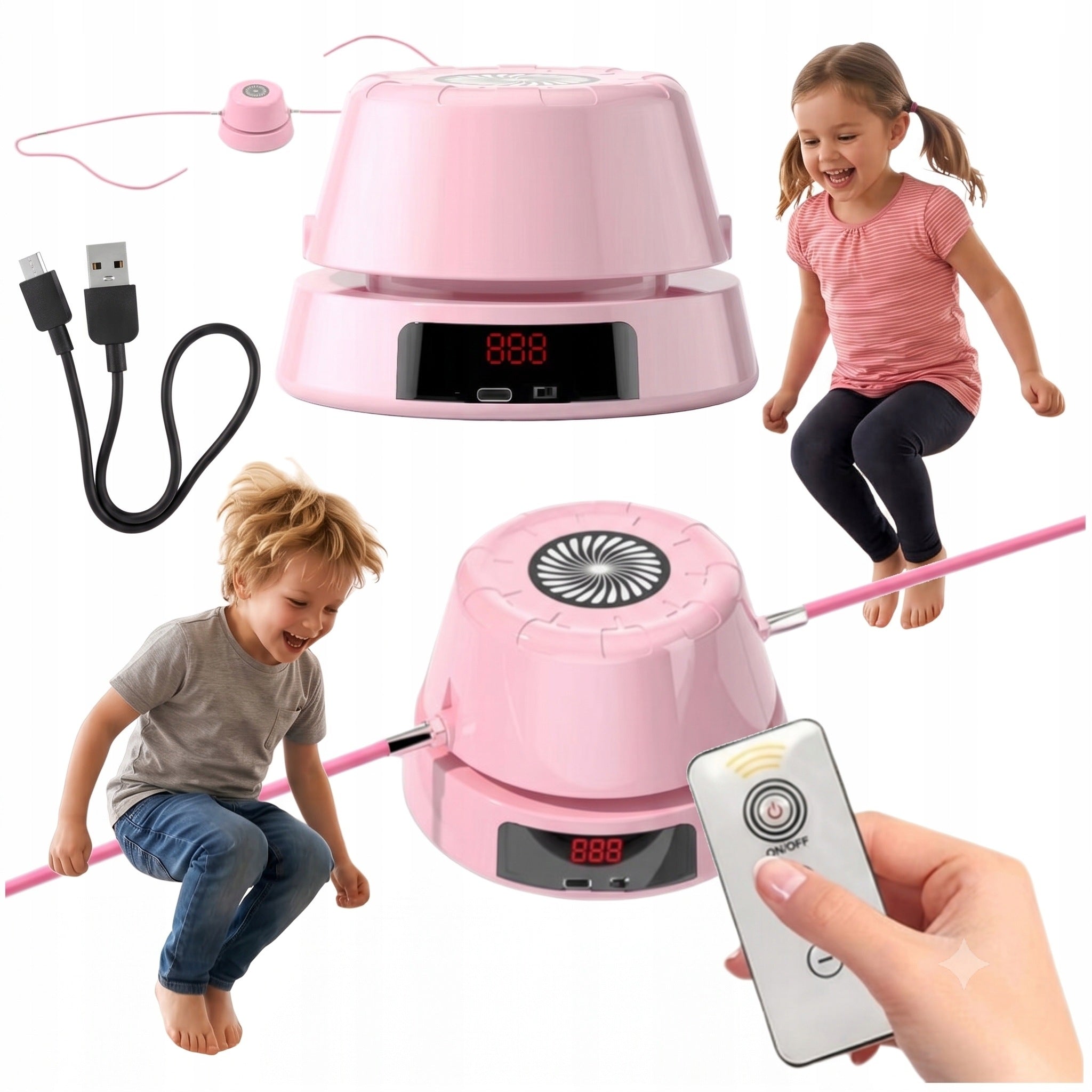 Jump Rope Automatic Sports Game 10 Speeds Display Counter PILOT