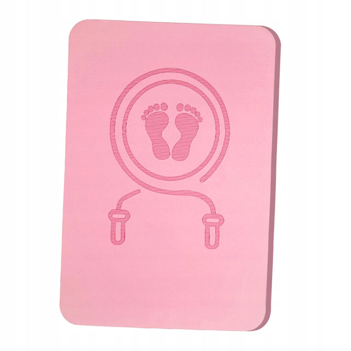 Jump Rope Mat Anti Slip Skipping Mat Sound Insulation Floor Protection Pink Brand no brand