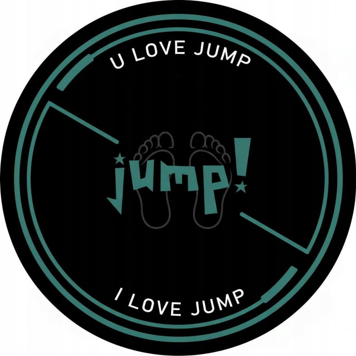 Jump Rope Mat Noise Reduction Jump Rope Mat Thickened Round Green 125CM Brand no brand