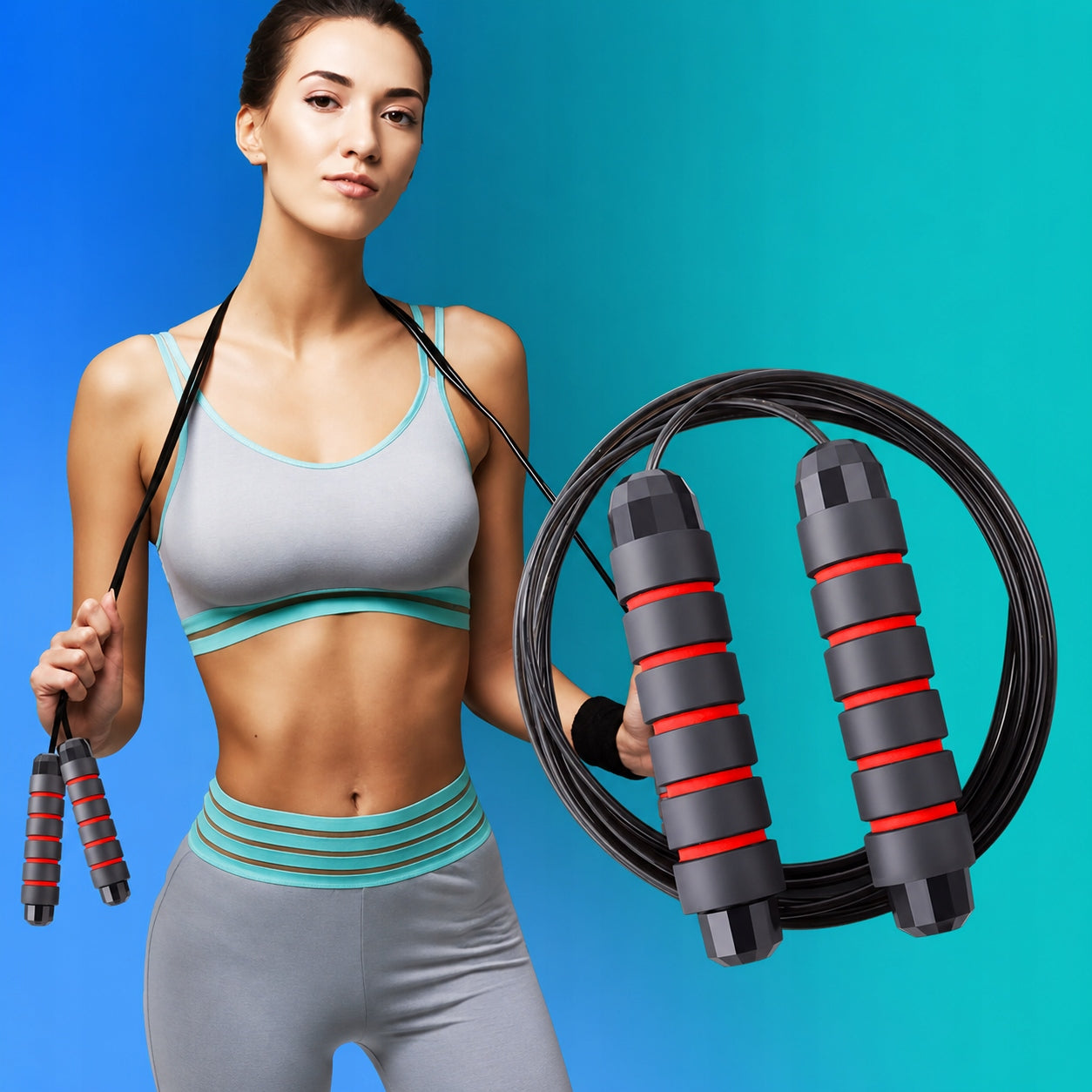 Jump Rope Professional Boxing Adjustable Bearings Training Sport Fitness Packaging status original