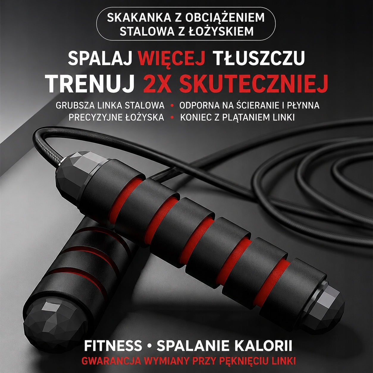 Jump Rope Professional Boxing Adjustable Bearings Training Sport Fitness Rope length 300 cm
