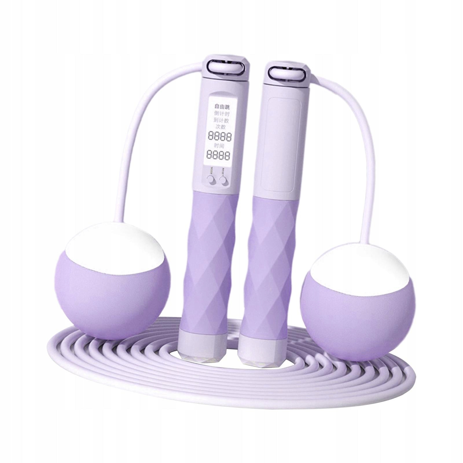 Jump Rope Skipping Rope Weighted Handle Jumping Rope Professional purple Color other