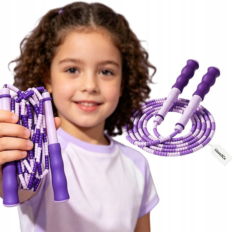Jump Rope Soft Safe Training Condition Pink-Violet