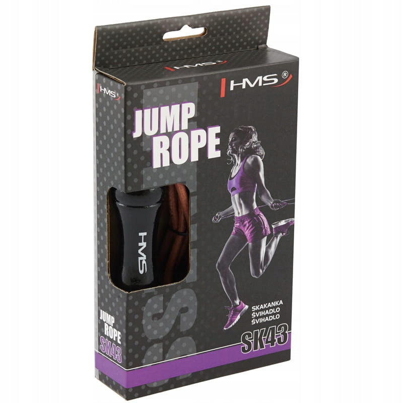 Jump Rope With Bearings For Boxing Exercise 270CM Leather Boxing HMS Handle length 14 cm