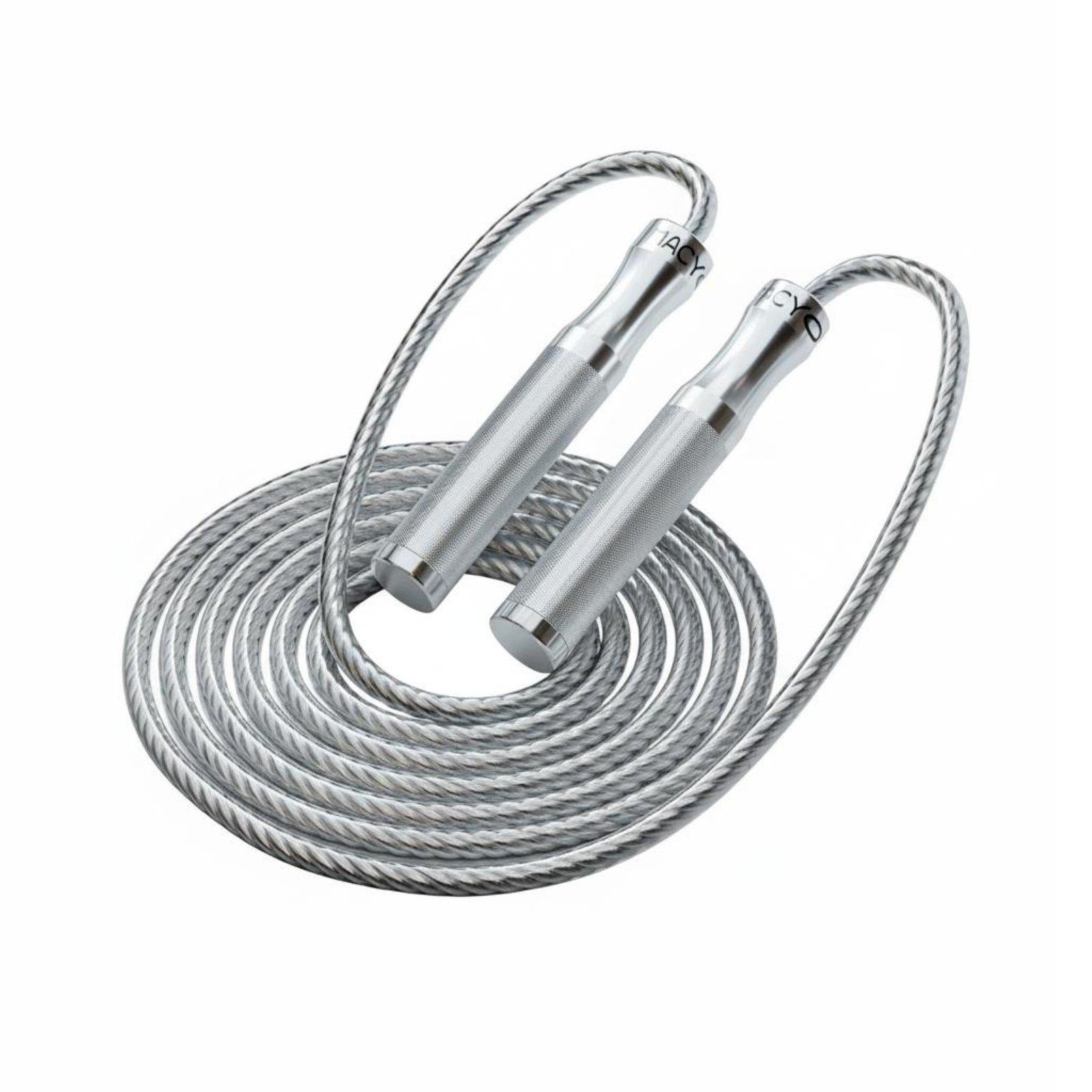 Jump Rope with Pvc Coated Steel Wire Durable Professional 3M Weighted Adv