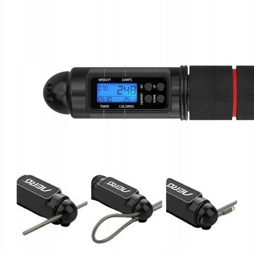 Jump rope AERB with fitness counter with bearings training gym gift Brand Aerb